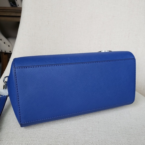 SOLD NWT Michael Kors MD Ciara Satchel sapphire - Picture 5 of 7
